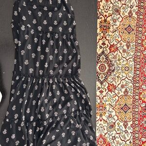 Torrid Black White Floral Pattern maxi skirt!